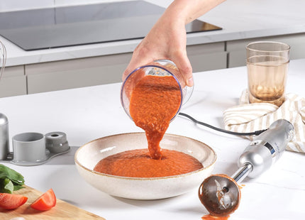 Salter Aspen 3-In-1 Hand Blender Set – Whisk, Blend & Chop, Silver