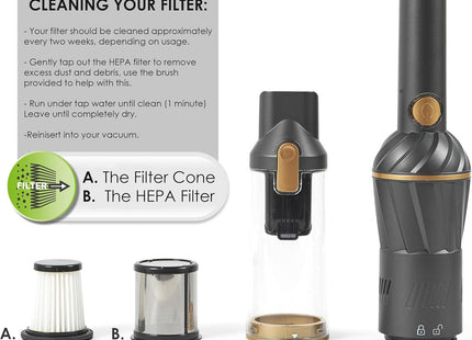 Beldray Airlite Handheld Vacuum – Cordless HEPA 11.1V Graphite