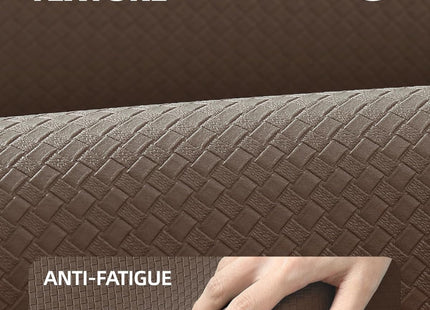 Color G Heavy Duty Anti-Fatigue Kitchen Mat – 44 x 150 cm, Waterproof & Non-Slip (Brown)