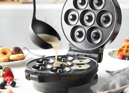 VonShef 3-in-1 Waffle, Doughnut & Brownie Maker – 800W