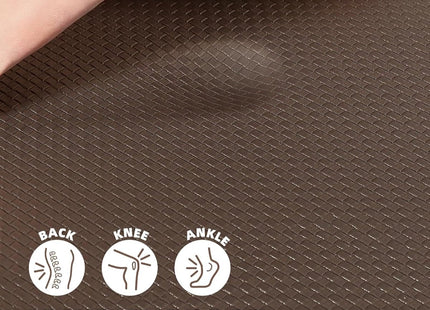 Color G Heavy Duty Anti-Fatigue Kitchen Mat – 44 x 150 cm, Waterproof & Non-Slip (Brown)