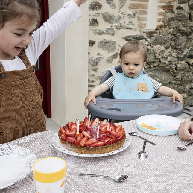 Bebeconfort Meely 2-in-1 Baby High Chair Dark Grey Feeding Chair, 6 Months – 3 Years