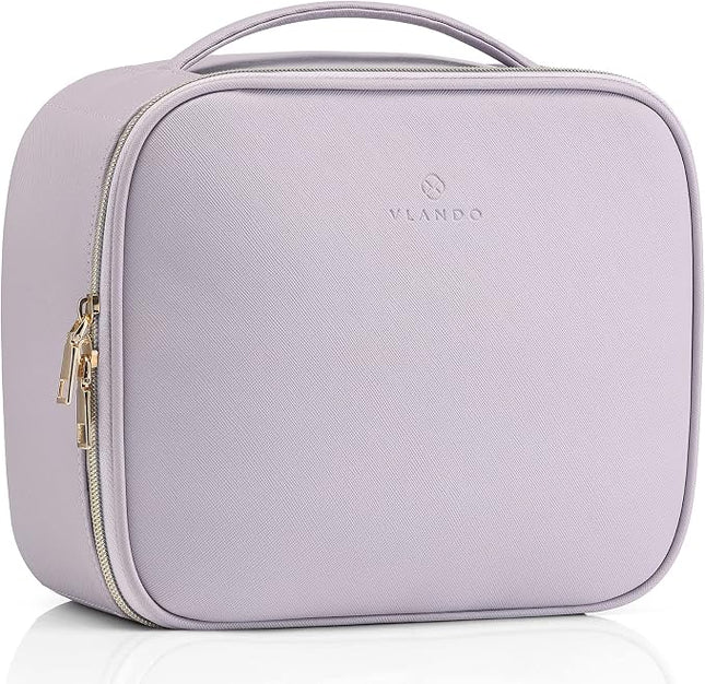 VLANDO Large Travel Cosmetic & Toiletry Organiser Bag – Purple