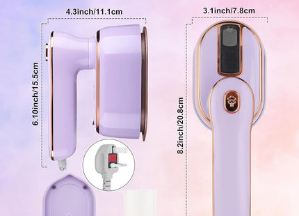 HYNXM Foldable Travel Steam Iron 1090W – Portable Mini Steamer