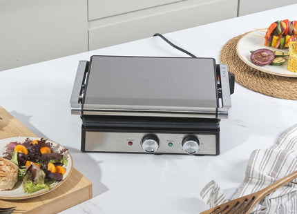 Salter Large Electric Health Grill – 2000W Ceramic Sandwich Toaster & Panini Press