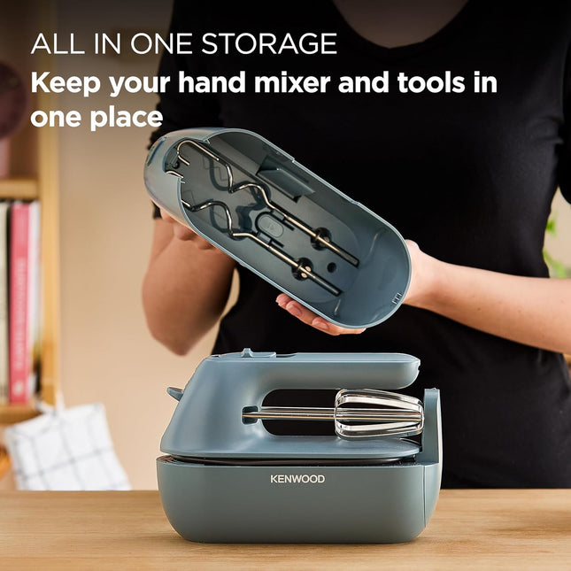 Kenwood QuickMix Go HMP40.000GY Hand Mixer 350W – 5 Speeds, Storm Blue