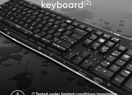 Logitech MK270 Wireless Keyboard and Mouse Combo – UK QWERTY Full Size Set
