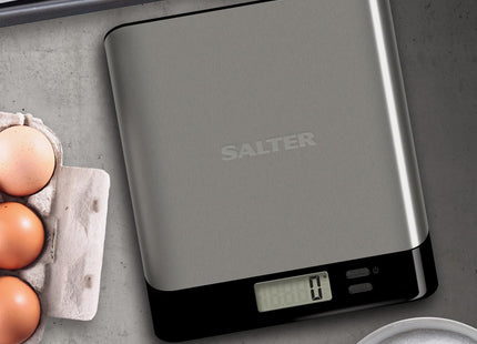 Salter Arc Pro Electronic Scale, Compact 5 kg Max Capacity 1052 – Black