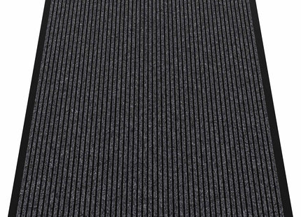 HOMEK Heavy Duty Front Door Mat 80 x 120cm – Non-Slip Indoor & Outdoor Mat Grey
