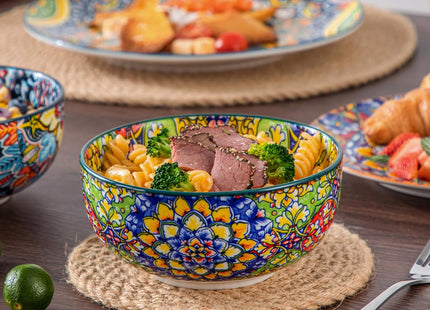 vancasso SIMI 11 Piece Dinnerware Set – Bohemian Porcelain Plates & Bowls