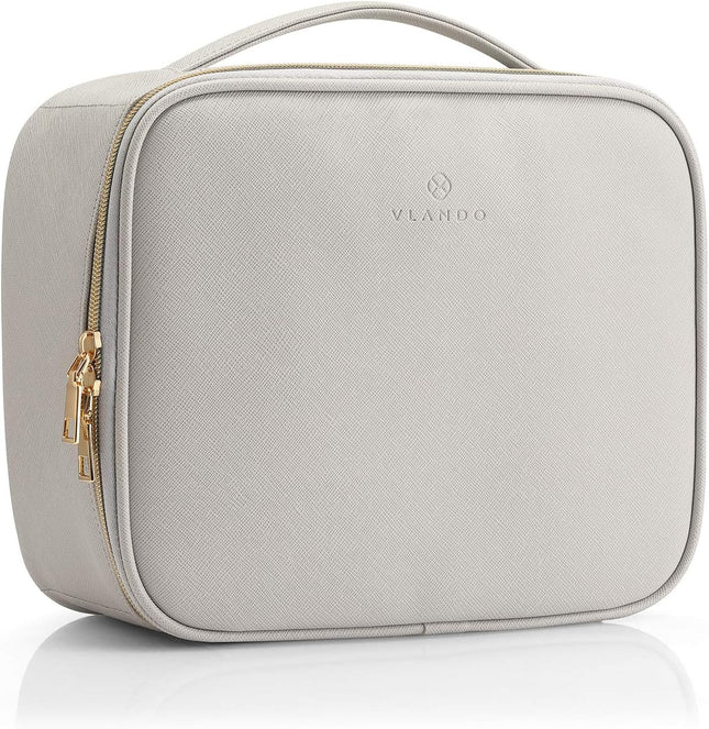 VLANDO Large Travel Cosmetic & Toiletry Organiser Bag – Grey