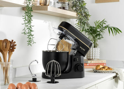 Salter Alchemy Stand Mixer – 5L 1300W Electric Mixer, Black