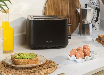 Salter Kuro 2 Slice Toaster – 925W with 7 Browning Levels & Wide Slots
