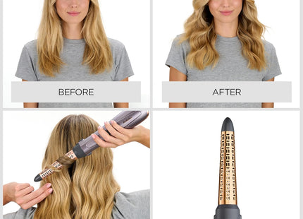 BaByliss Air Style 1000W 4-in-1 Hair Dryer Brush & Styler with Ionic Frizz Control - EU Plug