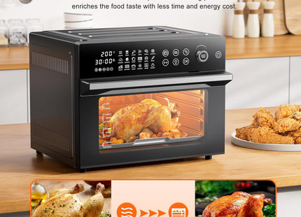 Cookwise 30L Air Fryer Oven – 18-in-1 Digital Air Fryer with Dual Cook Function