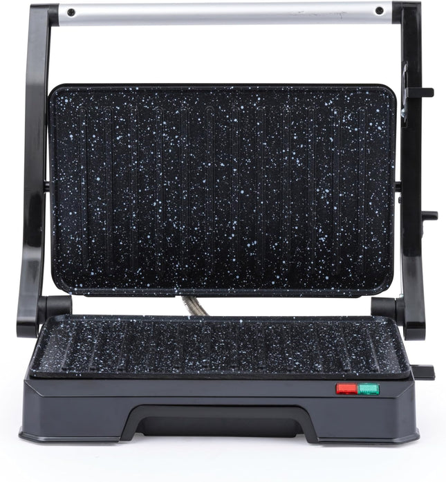 Salter Megastone Health Grill & Panini Maker – 850W Electric Grill, Black