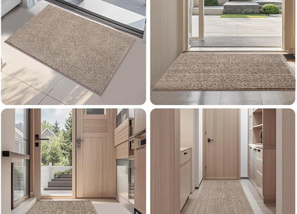 FCSDETAIL Dirt Trapper Runner Door Mat, Machine Washable, 60 x 150cm – Beige