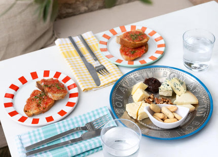 Talking Tables Handmade Enamel Dinner Plate 25cm – Lightweight Outdoor Tableware