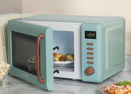 Haden Dorchester 20L Digital Microwave 800W 5 Power Levels – Sage Green
