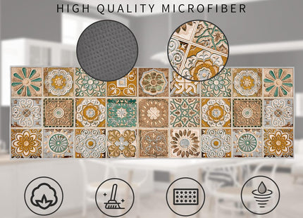 PQCXXA 2 Piece Non-Slip Washable Kitchen Runner Rug Set – Anti-Fatigue Floor Mats