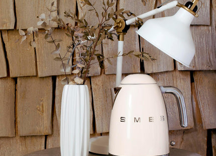 Smeg KLF03CRUK 1.7L Retro Style Electric Kettle with 360° Swivel Base – Cream