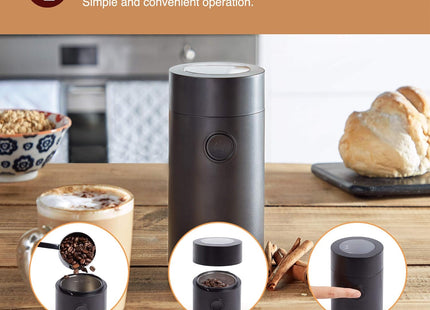 VonShef Electric Coffee & Spice Grinder – 150W, 60g Capacity, Stainless Steel Blades
