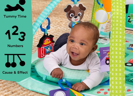 Baby Einstein Farm Explorers 4-in-1 Kickin' Tunes Musical Meadow Baby Play Gym