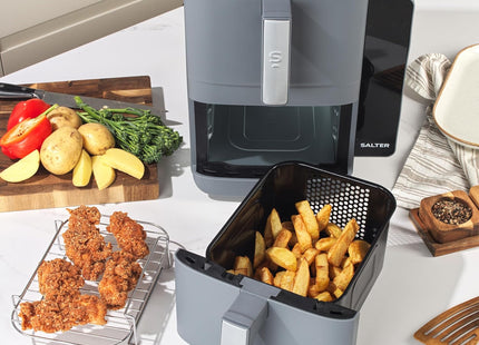 Salter VertiLayer Stackable Air Fryer – 9L Dual Drawer, 4-Layer Cooking, 2400W