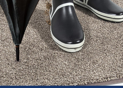 FCSDETAIL Dirt Trapper Indoor Door Mat 80 x 120cm – Washable Entrance Rug, Beige