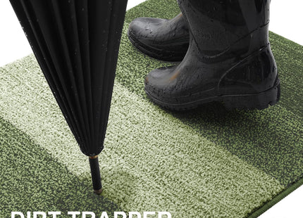 Homaxy Indoor Door Mat 80 x 120cm – Absorbent Non-Slip Dirt Trapper Entrance Rug
