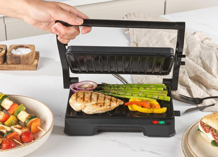 Salter Kuro Health Grill & Panini Maker 850W – Fold-Out Sandwich Press & Steak Grill