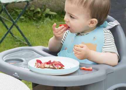 Bebeconfort Meely 2-in-1 Baby High Chair Dark Grey Feeding Chair, 6 Months – 3 Years