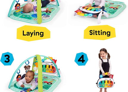 Baby Einstein Farm Explorers 4-in-1 Kickin' Tunes Musical Meadow Baby Play Gym