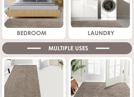 FCSDETAIL Dirt Trapper Runner Door Mat, Machine Washable, 60 x 150cm – Beige