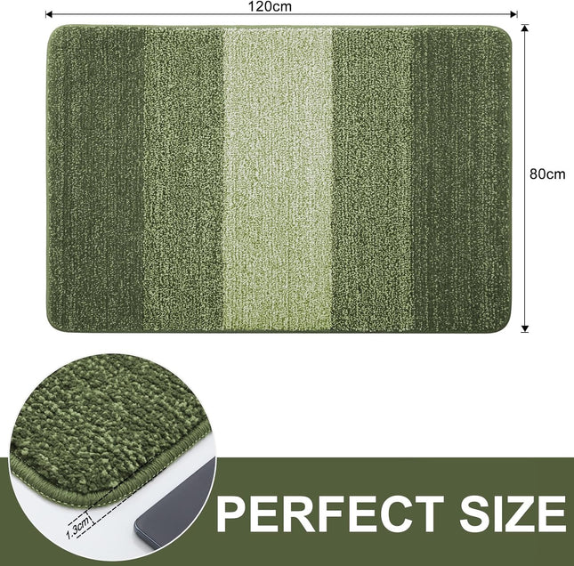 Homaxy Indoor Door Mat 80 x 120cm – Absorbent Non-Slip Dirt Trapper Entrance Rug