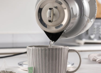 Salter Retro 1.7L Kettle – Grey, 3KW Rapid Boil, Vintage Design