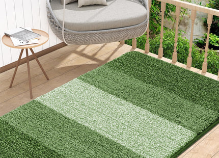 Homaxy Indoor Door Mat 80 x 120cm – Absorbent Non-Slip Dirt Trapper Entrance Rug