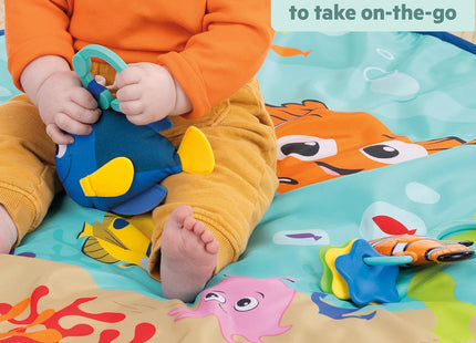 Bright Starts Disney Baby Finding Nemo Activity Gym – Ocean Lights Play Mat with Music