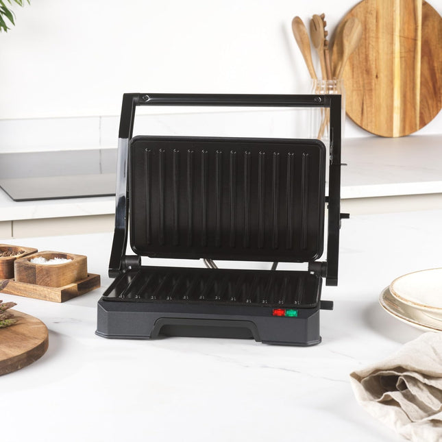 Salter Kuro Health Grill & Panini Maker 850W – Fold-Out Sandwich Press & Steak Grill