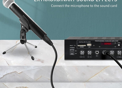 QIANRENON XLR Female to 6.35mm TRS Female Balanced Audio Cable 36cm