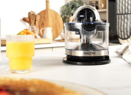 Salter Electric Citrus Juicer 40W 500ml with 2 Citrus Cones & Adjustable Pulp Control