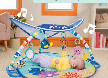Bright Starts Disney Baby Finding Nemo Activity Gym – Ocean Lights Play Mat with Music