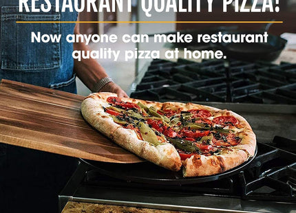 Heritage 38cm Ceramic Pizza Stone for Oven & Grill – Non-Stick Baking Stone