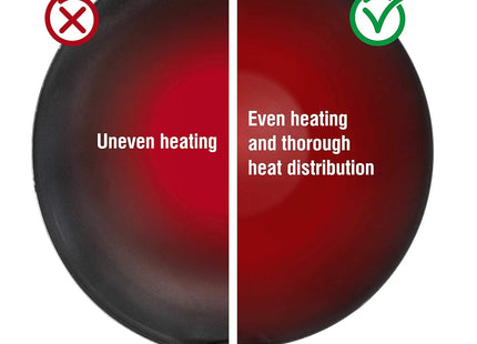 YOSUKATA 34cm Black Carbon Steel Wok – Pre-Seasoned Flat Bottom Stir Fry Pan