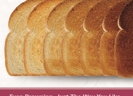 Hamilton Beach Miami 2 Slice Toaster 800W Wide Slots, Sand Beige - HB1420S