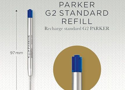 Parker Ballpoint Pen Refill – Medium Point, Blue QUINKflow Ink (1 Count)