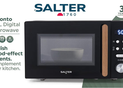 Salter Toronto Microwave 20L – 800W Digital with Auto Functions