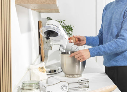 Salter Boston Stand Mixer 5L – 1300W 8 Speed Kitchen Mixer with Attachments