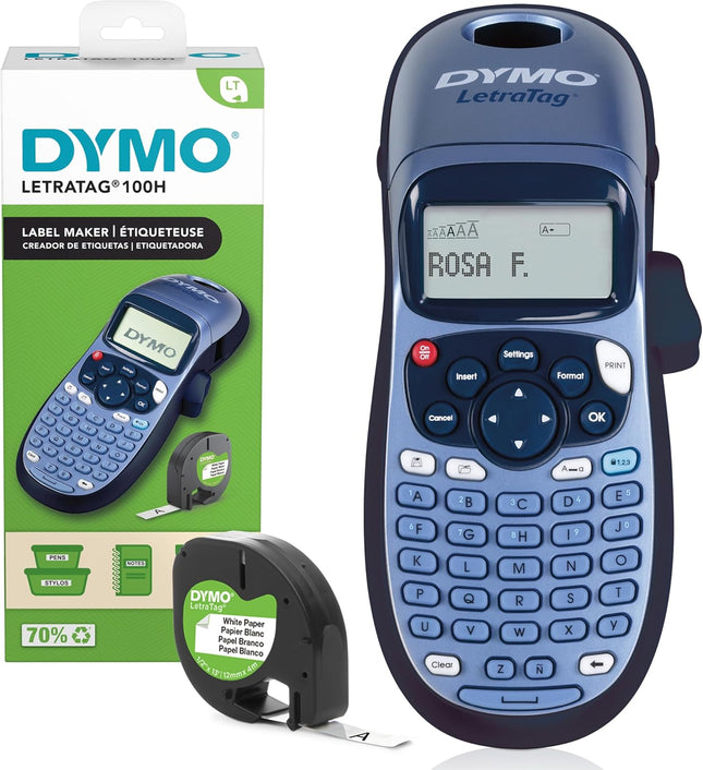 DYMO LetraTag LT-100H Handheld Label Maker – Portable Thermal Label Printer - USED