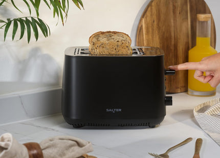 Salter Kuro 2 Slice Toaster – 925W with 7 Browning Levels & Wide Slots